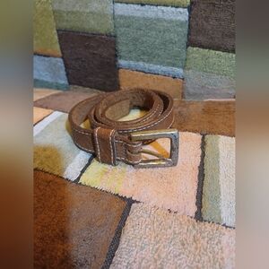Men's Brown Leather Belt S